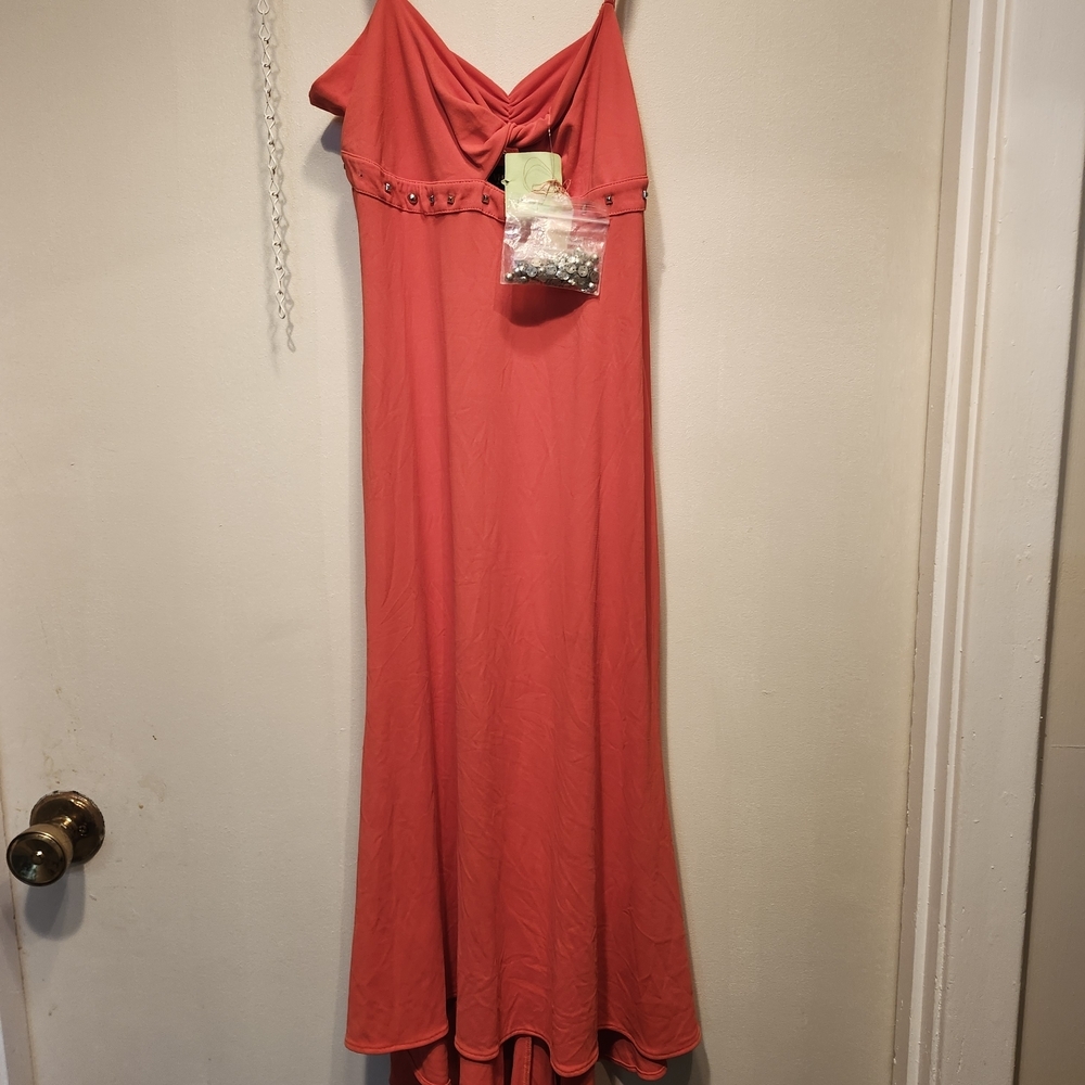 Versace Jeans Collection Vintage  Coral Dress
